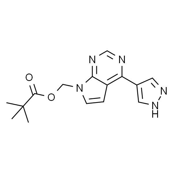 [4-(1H-Pyrazol-4-yl)-7H-pyrrolo[2,3-d]pyrimidin-7-yl]methyl pivalate