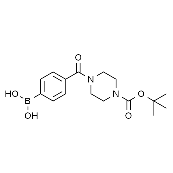 (4-(4-(tert-Butoxycarbonyl)piperazine-1-carbonyl)phenyl)boronic acid