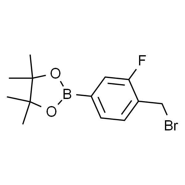 2-(4-(Bromomethyl)-3-fluorophenyl)-4,4,5,5-tetramethyl-1,3,2-dioxaborolane