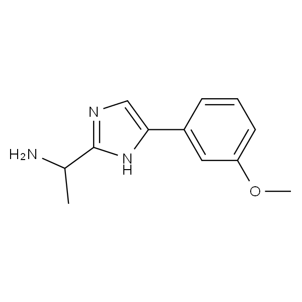 1H-Imidazole-2-methanamine, 5-(3-methoxyphenyl)-α-methyl-