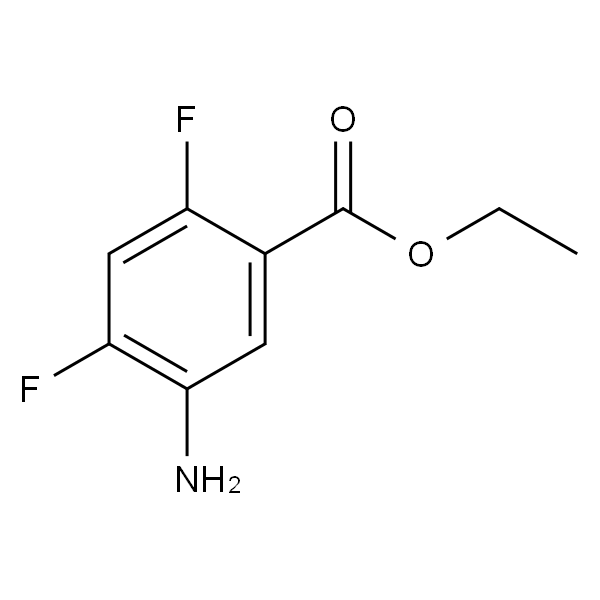 Benzoic acid, 5-amino-2,4-difluoro-, ethyl ester
