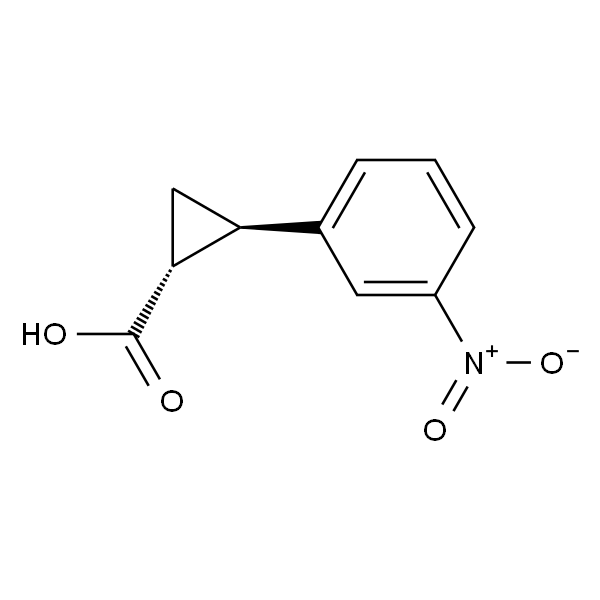 trans-2-(3-nitrophenyl)cyclopropane-1-carboxylic acid
