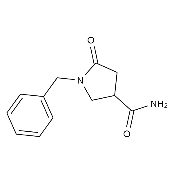 3-Pyrrolidinecarboxamide, 5-oxo-1-(phenylmethyl)-