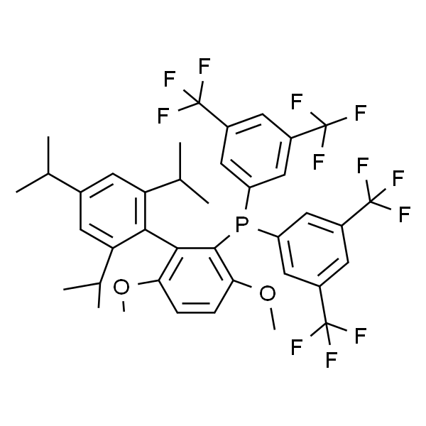 2-Di[3,5-bis(trifluoromethyl)phenylphosphino]-3,6-dimethoxy-2',4',6'-tri-i-propyl-1,1'-biphenyl