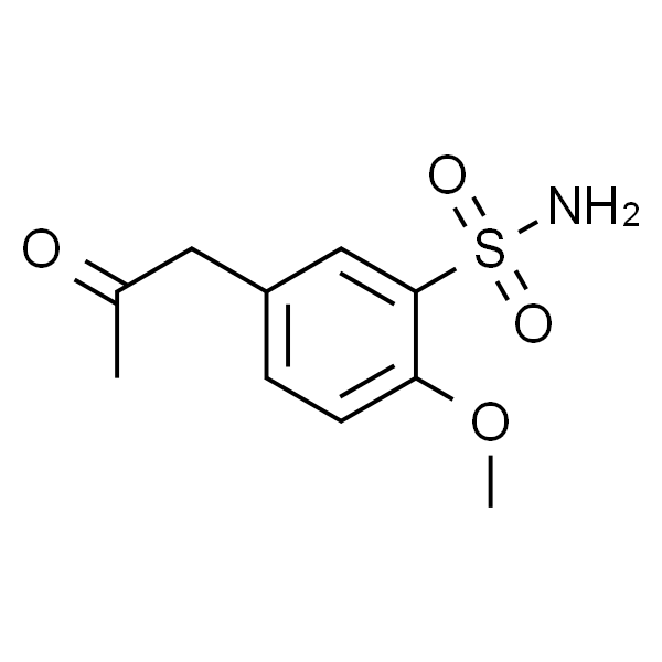 5-Acetonyl-2-methoxybenzene sulfonamide