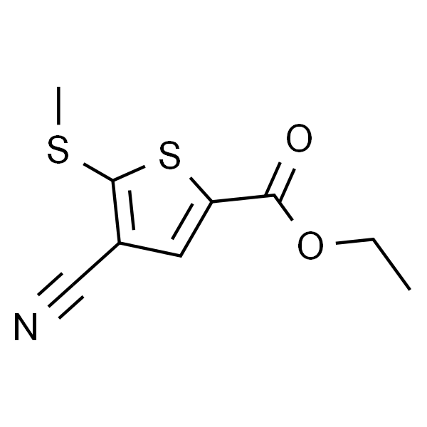 Ethyl4-cyano-5-(methylthio)thiophene-2-carboxylate