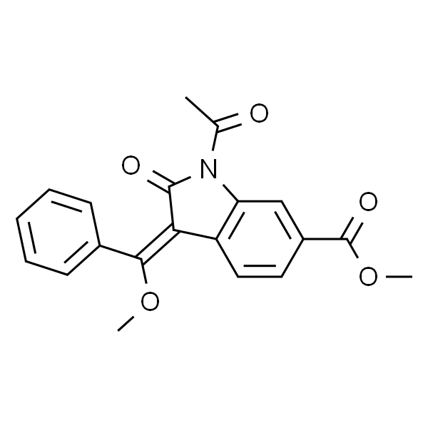 (E)-methyl 1-acetyl-3-(methoxy(phenyl)methylene)-2-oxoindoline-6-carboxylate
