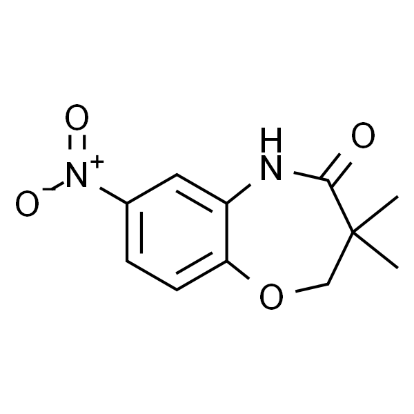 3,3-dimethyl-7-nitro-2,3-dihydro-1,5-benzoxazepin-4(5H)-one