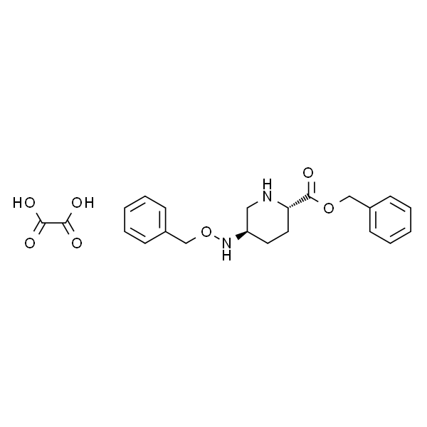 (2S,5R)-Benzyl 5-((benzyloxy)amino)piperidine-2-carboxylate oxalate
