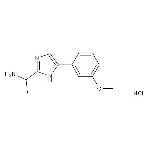 1-[4-(3-methoxyphenyl)-1H-imidazol-2-yl]ethan-1-amine dihydrochloride