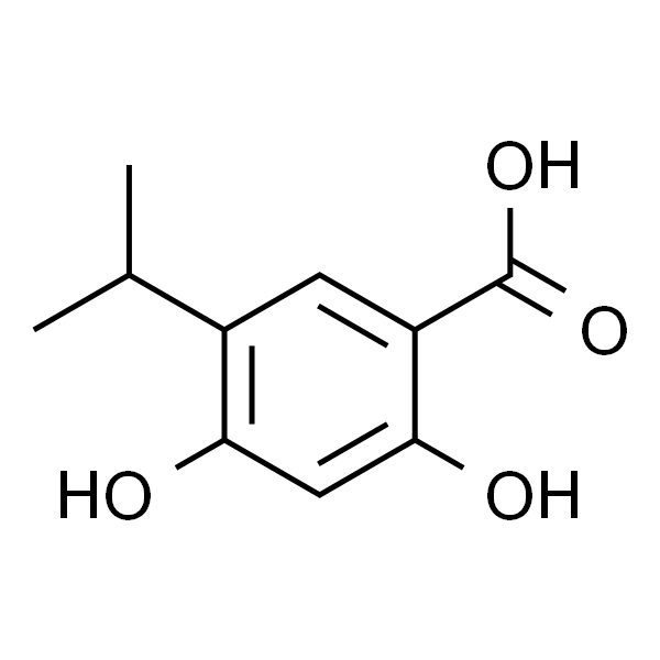 2,4-Dihydroxy-5-isopropylbenzoic acid
