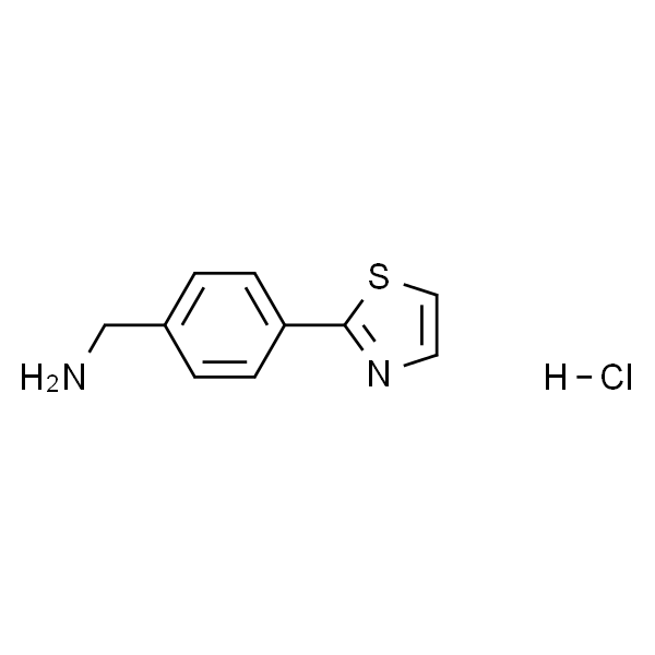 (4-(Thiazol-2-yl)phenyl)methanamine hydrochloride