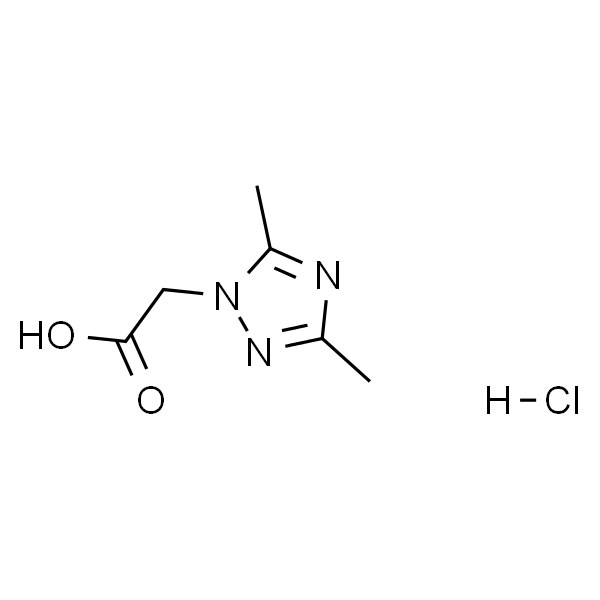 2-(3，5-Dimethyl-1H-1，2，4-triazol-1-yl)acetic acid hydrochloride
