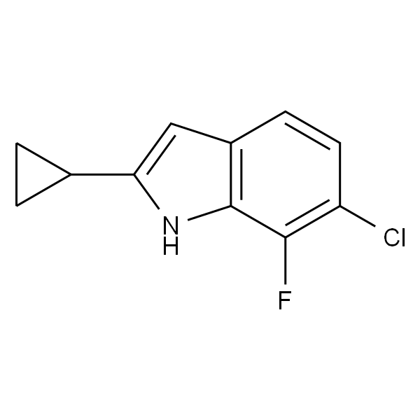 6-Chloro-2-cyclopropyl-7-fluoro-1H-indole