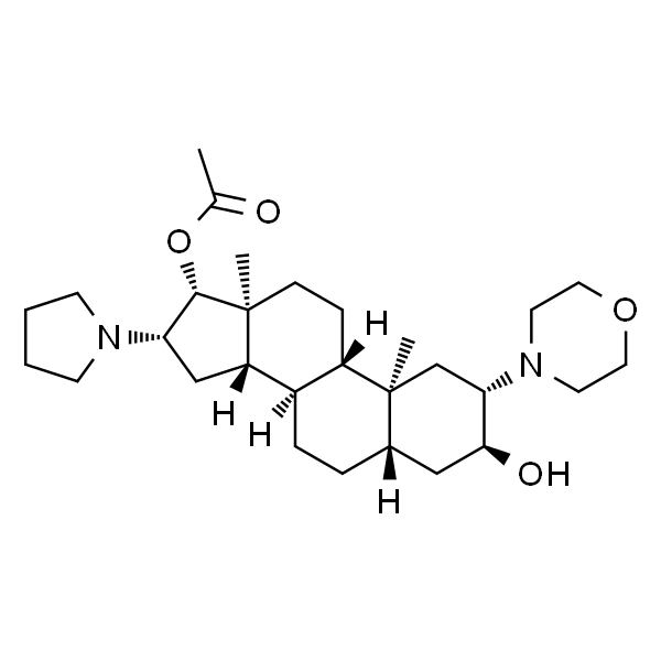 (2b,3a,5a,16b,17b)-17-Acetoxy-3-hydroxy-2-(4-morpholinyl)-16-(1-pyrrolidinyl)androstane