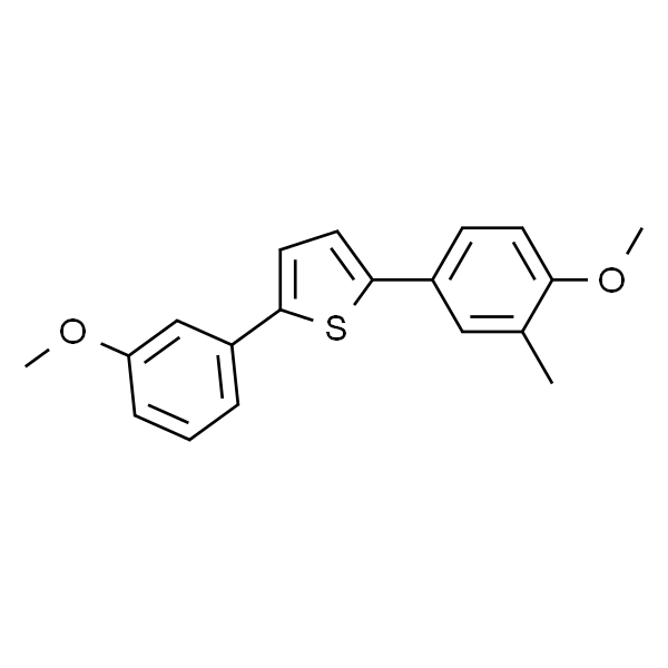 2-(4-Methoxy-3-methylphenyl)-5-(3-methoxyphenyl)thiophene