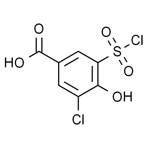 3-Chloro-5-(chlorosulfonyl)-4-hydroxybenzoic acid