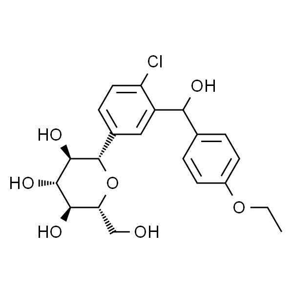 (2S,3R,4R,5S,6R)-2-(4-chloro-3-((4-ethoxyphenyl)(hydroxy)methyl)phenyl)-6-(hydroxymethyl)tetrahydro-2H-pyran-3,4,5-triol