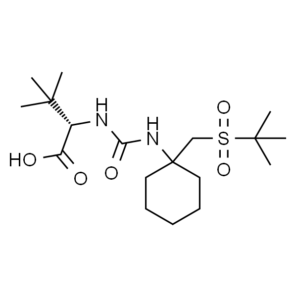 (S)-2-(3-(1-(tert-butylsulfonylmethyl)cyclohexyl)ureido)-3,3-dimethylbutanoic acid