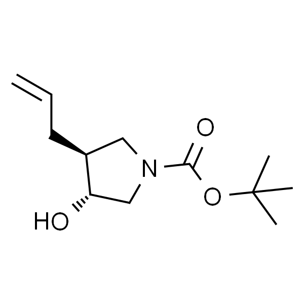 (3R,4S)-tert-butyl 3-allyl-4-hydroxypyrrolidine-1-carboxylate