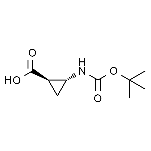 Trans-cyclopropanecarboxylic acid, 2-[[(1,1-dimethylethoxy)carbonyl]amino]-