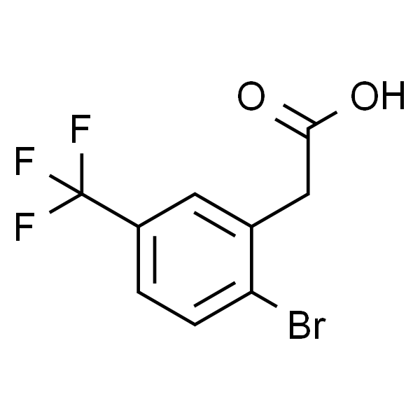 2-(2-Bromo-5-(trifluoromethyl)phenyl)acetic acid