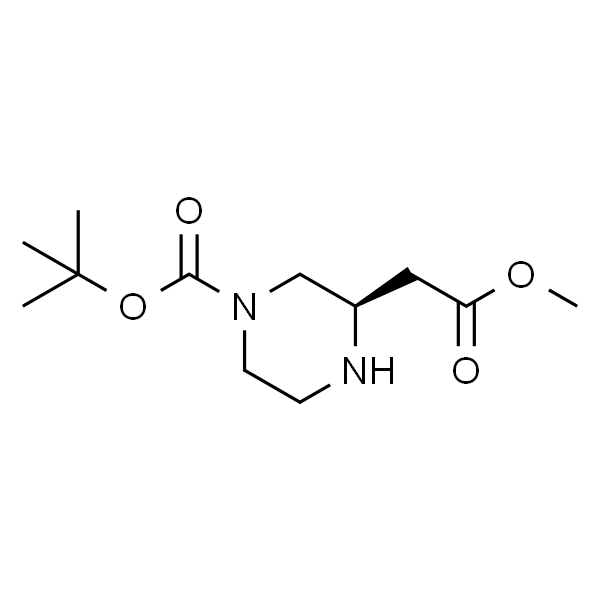 (R)-tert-Butyl 3-(2-methoxy-2-oxoethyl)piperazine-1-carboxylate