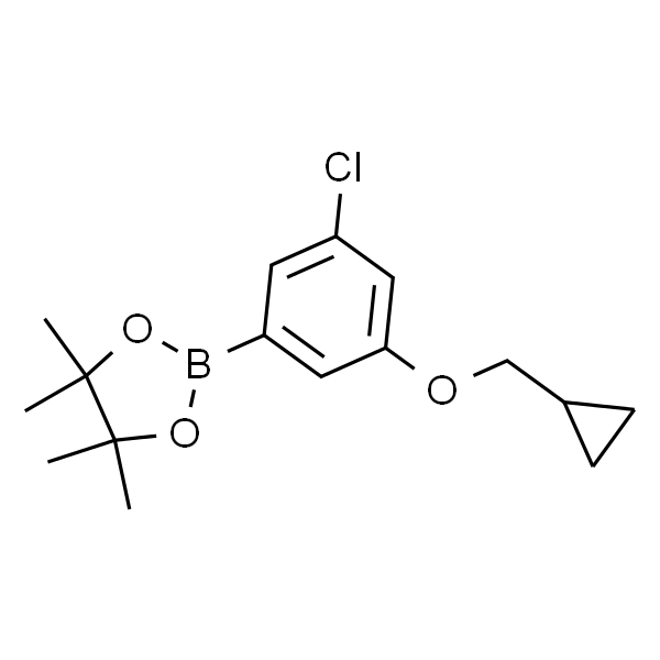 2-(3-Chloro-5-(cyclopropylmethoxy)phenyl)-4,4,5,5-tetramethyl-1,3,2-dioxaborolane