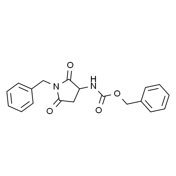 Benzyl (1-benzyl-2,5-dioxopyrrolidin-3-yl)carbamate
