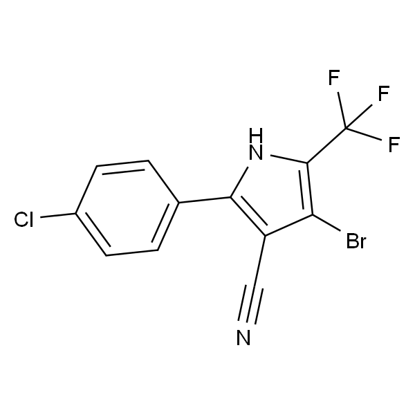 4-Bromo-2-(4-chlorophenyl)-5-(trifluoromethyl)-1H-pyrrole-3-carbonitrile
