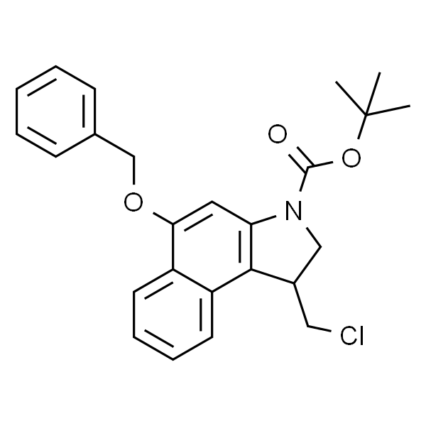 tert-Butyl 5-(benzyloxy)-1-(chloromethyl)-1,2-dihydro-3H-benzo[e]indole-3-carboxylate