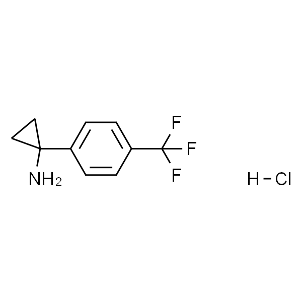 1-(4-(trifluoromethyl)phenyl)cyclopropan-1-amine  hydrochloride