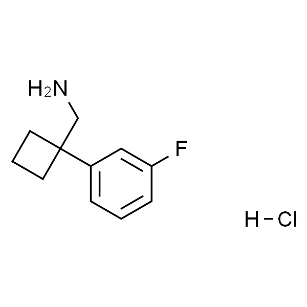 (1-(3-fluorophenyl)cyclobutyl)methanamine hydrochloride