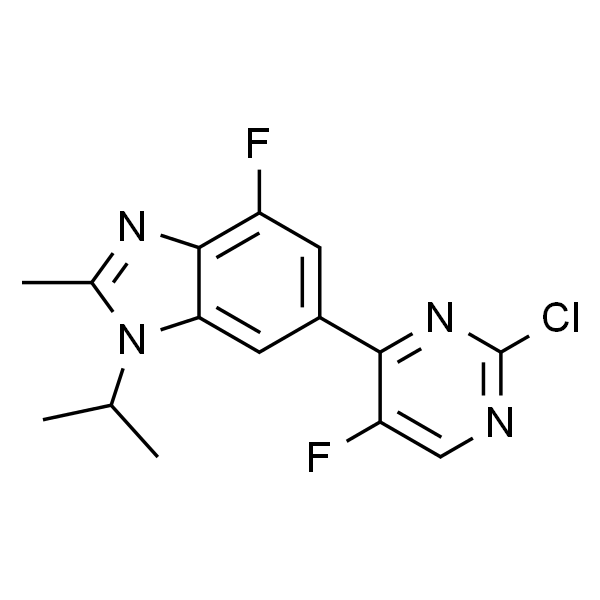 6-(2-Chloro-5-fluoropyrimidin-4-yl)-4-fluoro-1-isopropyl-2-methyl-1H-benzo[d]imidazole