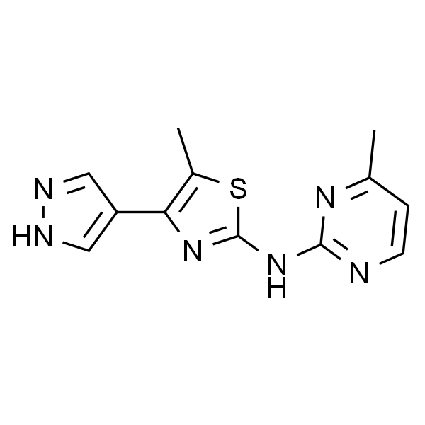 2-PyriMidinaMine,4-Methyl-N-[5-Methyl-4-(1H-pyrazol-4-yl)-2-thiazolyl]-