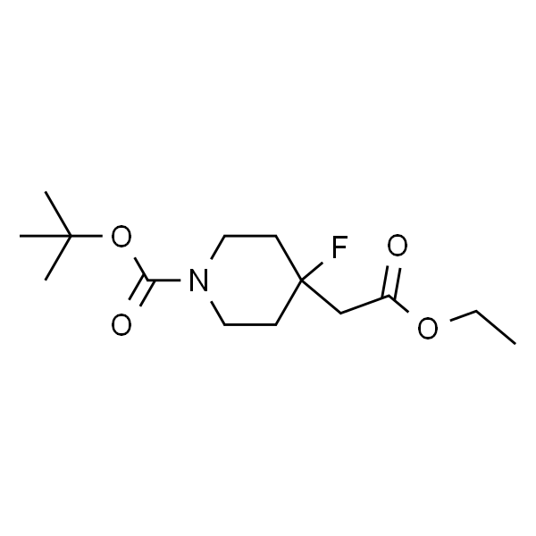 4-Piperidineacetic acid, 1-[(1,1-diMethylethoxy)carbonyl]-4-fluoro-, ethyl ester