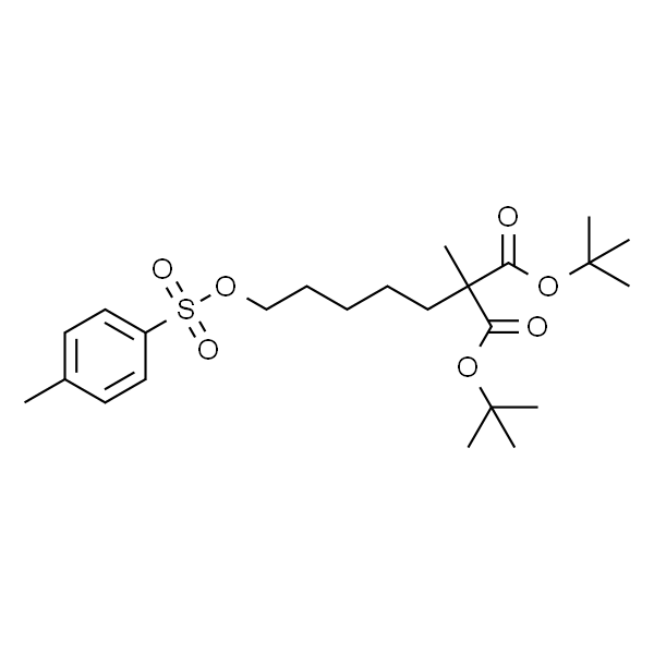 di-tert-butyl 2-methyl-2-(5-(tosyloxy)pentyl)malonate