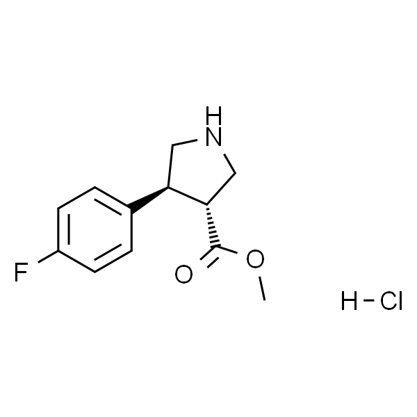 trans-methyl 4-(4-fluorophenyl)pyrrolidine-3-carboxylate hydrochloride