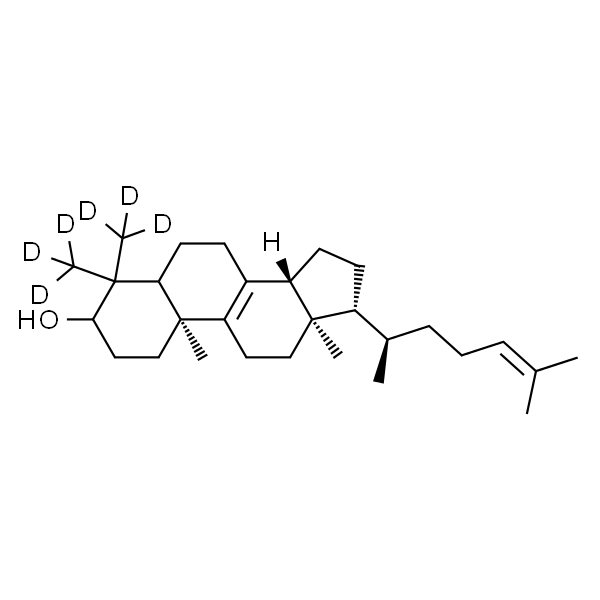 (4,4-dimethyl-d6)cholest-8(9),24-dien-3?-ol