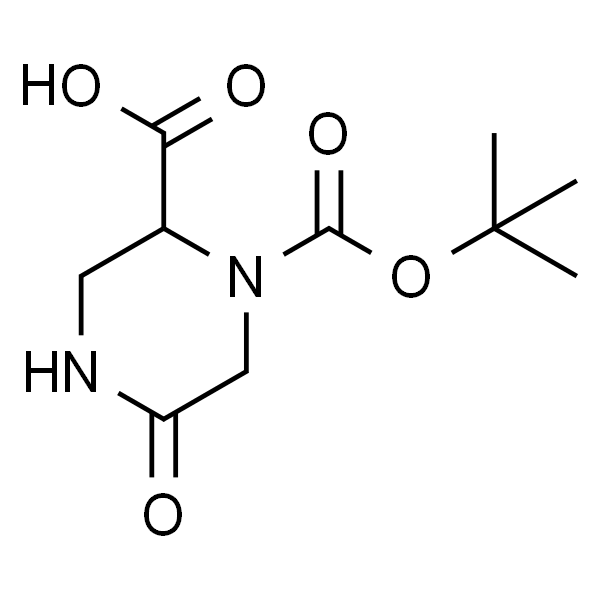 1-[(2-methylpropan-2-yl)oxycarbonyl]-5-oxopiperazine-2-carboxylic acid