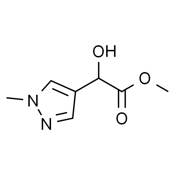 Methyl2-hydroxy-2-(1-methyl-1H-pyrazol-4-yl)acetate