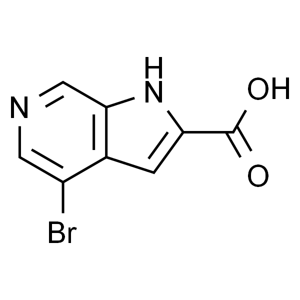 4-Bromo-1H-pyrrolo[2，3-c]pyridine-2-carboxylic acid
