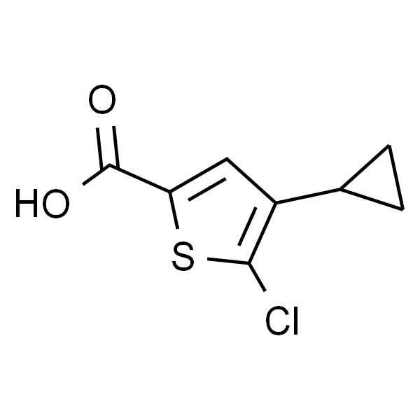 5-Chloro-4-cyclopropylthiophene-2-carboxylic acid