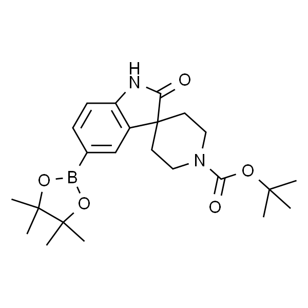 tert-Butyl 2-oxo-5-(4,4,5,5-tetramethyl-1,3,2-dioxaborolan-2-yl)spiro[indoline-3,4'-piperidine]-1'-carboxylate