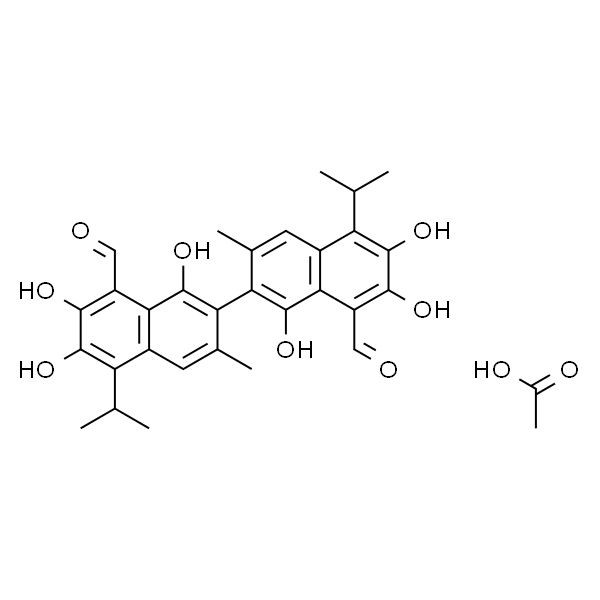 Gossypol (acetic acid)