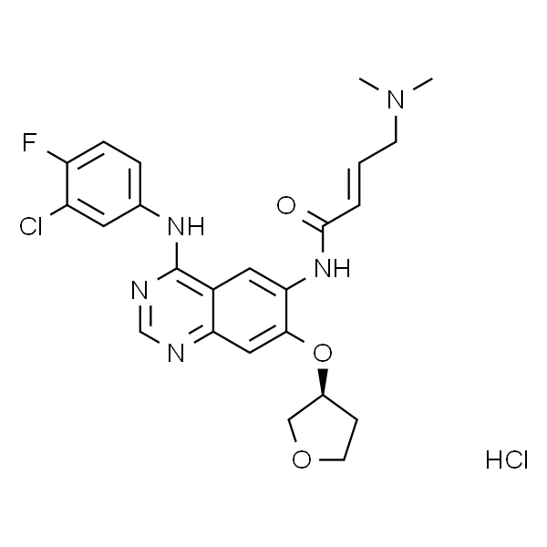 (S)-N-(4-((3-Chloro-4-fluorophenyl)amino)-7-((tetrahydrofuran-3-yl)oxy)quinazolin-6-yl)-4-(dimethylamino)but-2-enamide hydrochloride(1:x)