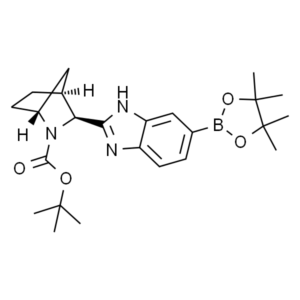 (1R,3S,4S)-tert-Butyl 3-(6-(4,4,5,5-tetramethyl-1,3,2-dioxaborolan-2-yl)-1H-benzo[d]imidazol-2-yl)-2-azabicyclo[2.2.1]heptane-2-carboxylate