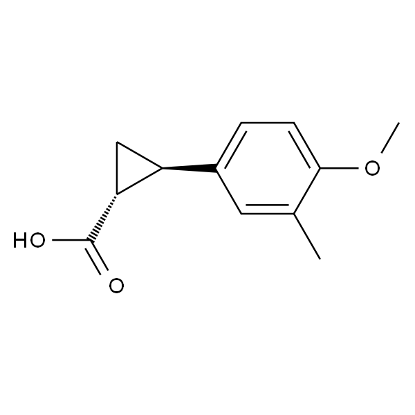 trans-2-(4-methoxy-3-methylphenyl)cyclopropane-1-carboxylic acid