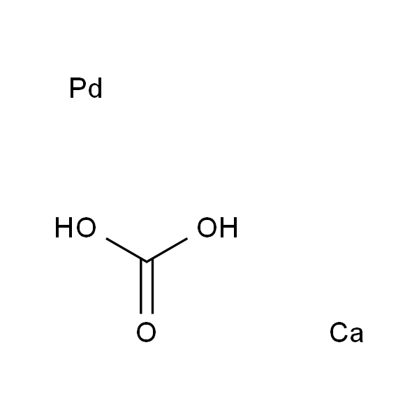 Palladium on calcium carbonate