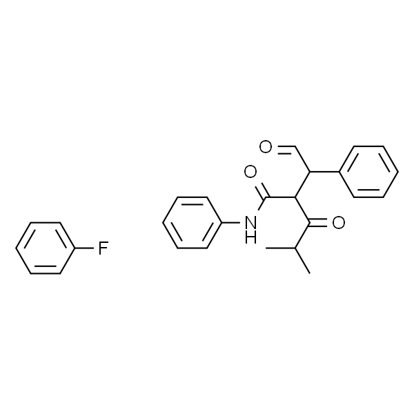 2-(2-(4-Fluorophenyl)-2-oxo-1-phenylethyl)-4-methyl-3-oxo-N-phenylpentanamide